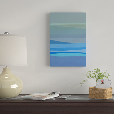 " Blue Abstract I " Graphic Art