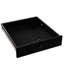 Table basse carrée à double couche carrée avec compartiment caché et verrou de sécurité à empreinte digitale, motif en marbre noir, parfaite pour les espaces de vie dans les bâtiments d'appartements, avec des matériaux confortables