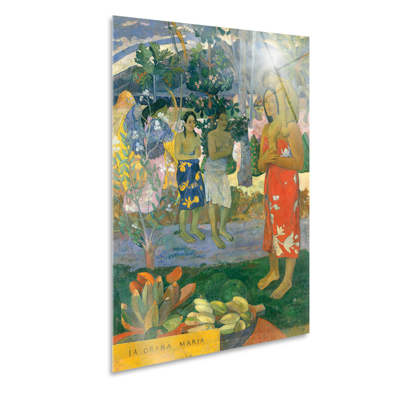 Hail Mary by Paul Gauguin - No Frame Print, 100cm H  x  70cm W, Plastic/Acrylic