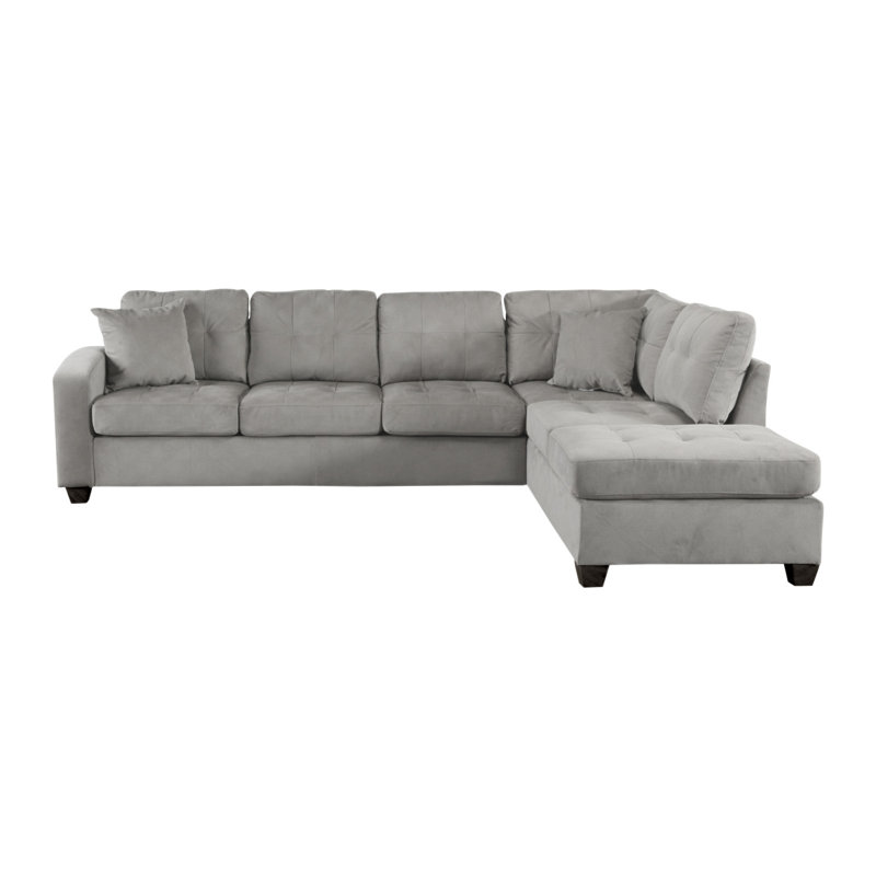 Canapé modulaire réversible 3 pièces avec canapé et repose-pieds Modern