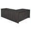 Regency Legacy L Desk with Double Pedestal Drawer Unit-73375681-73375682