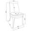 Chaise d'appoint rembourrée Jaxsen (ensemble de 2)-1609966687