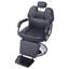 Fauteuil de coiffeur hydraulique tout usage pour salon de coiffure et barbier, similicuir noir