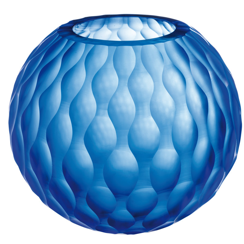 Cork Glass Table Vase, 26cm H x 30cm W x 30cm D