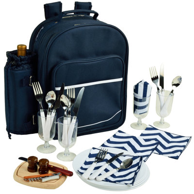 Chevron 4 Person Picnic Backpack