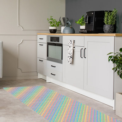 Chenille Striped Indoor Rug