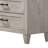 Miot Wide Dresser, 6 Drawers W Metal Handles, White Wash Wood