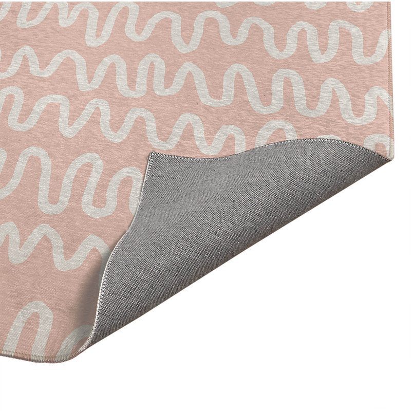 Wiggle Stripe Non-Slip Outdoor Rug, Rectangle 8' x 10'