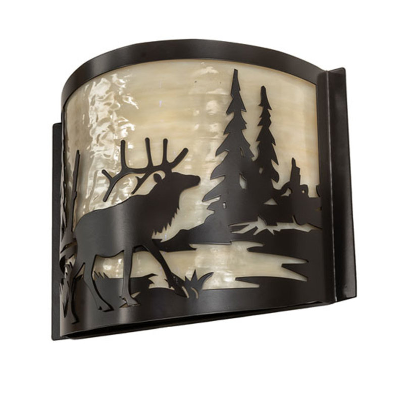 Elk 1 - Light Flush Mounted Sconce