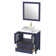 Karson 30'' Single Bathroom Vanity with Engineered Marble Top with Mirror