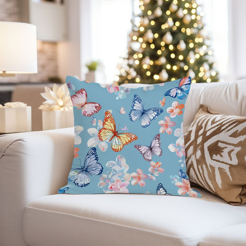 Animal Print Pillow Cover, 18"H x 18"W