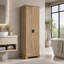 Armoire de rangement simple en bois manufacturé Naber - 2 portes-579895644