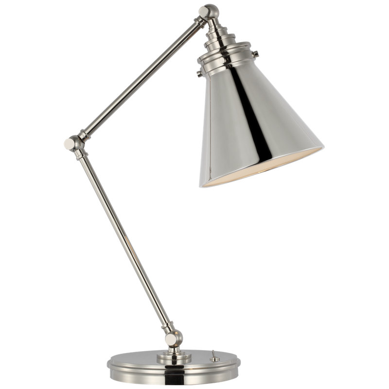 Parkington Desk Table Lamp, Polished Nickel