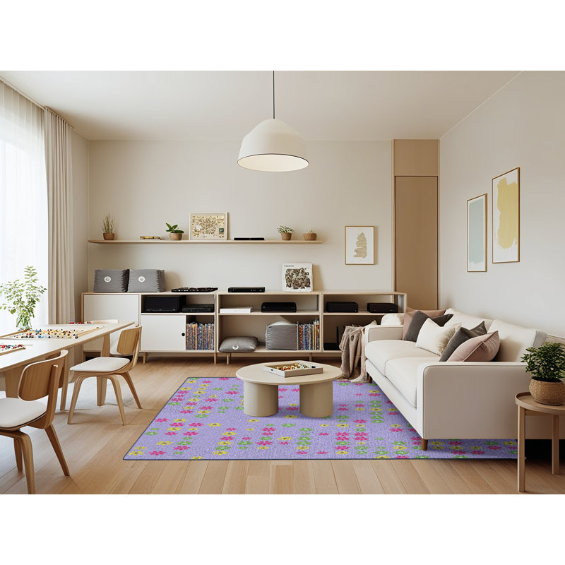 Ayaana Floral Indoor Rug, Rectangle 7' x 9'