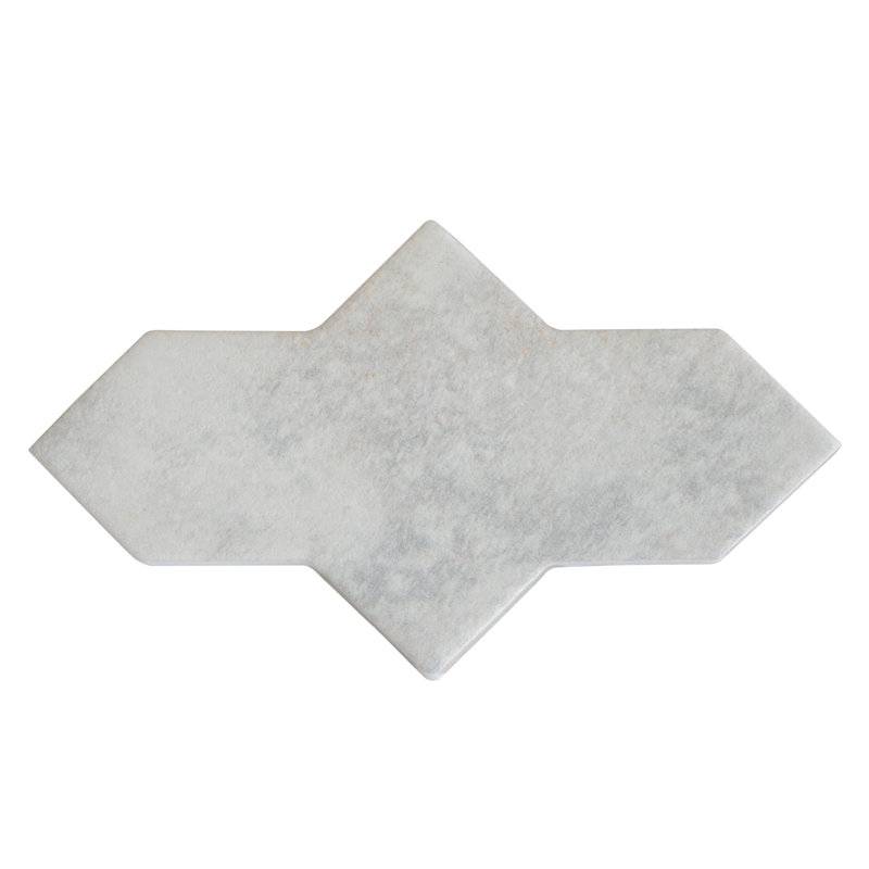 Terralis 7 X 2.5 In. Matte Beige Porcelain Star Wall And Floor Tile (5.33 Sq Ft/Case) - 36 Pack