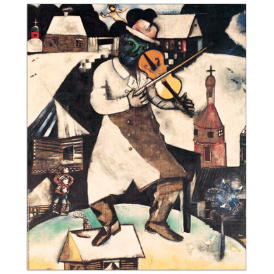 Marc Chagall - No Frame Print on Wood