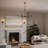 Ilia 6-Light Matte Black Large Chandelier-127380336