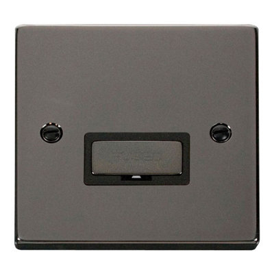 Black Nickel 13A Fused Ingot Connection Unit