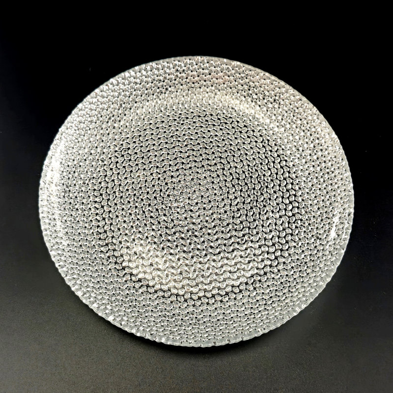 Ocer Gilded Glass Salad Plate Silver