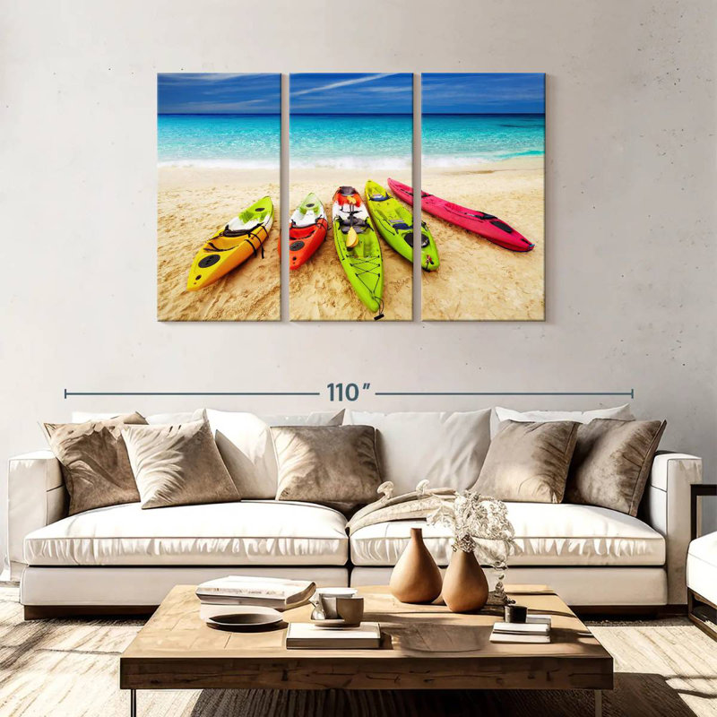 Sireci Tropical Beach Kayaks, 48" H x 74" W