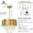 3 - Light Tiered Chandelier