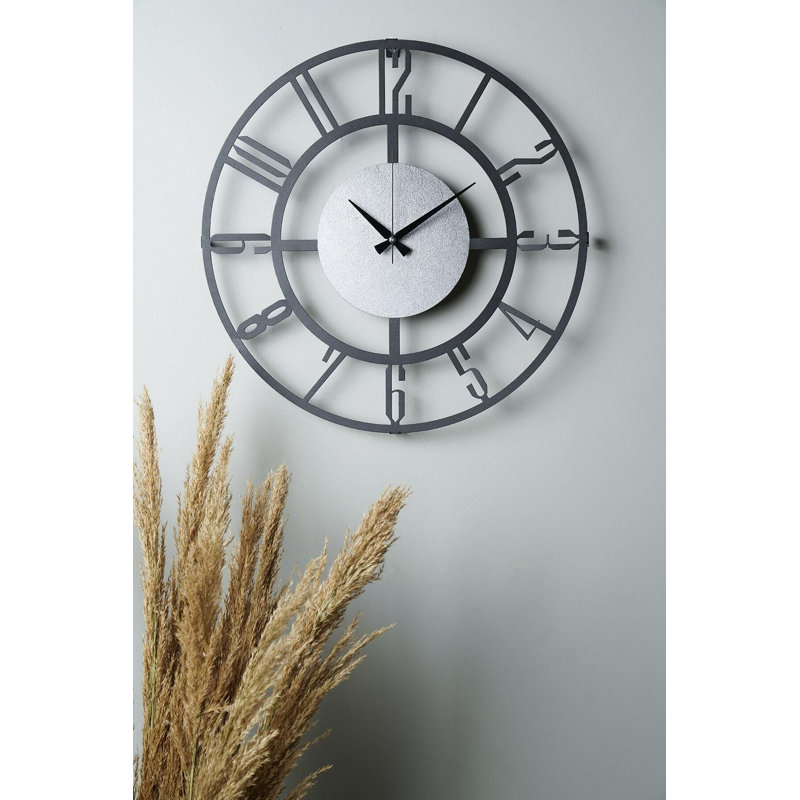 Amarmula Metal Wall Clock, White