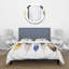 Blue/Yellow/White Microfiber Duvet Cover Set-66393322