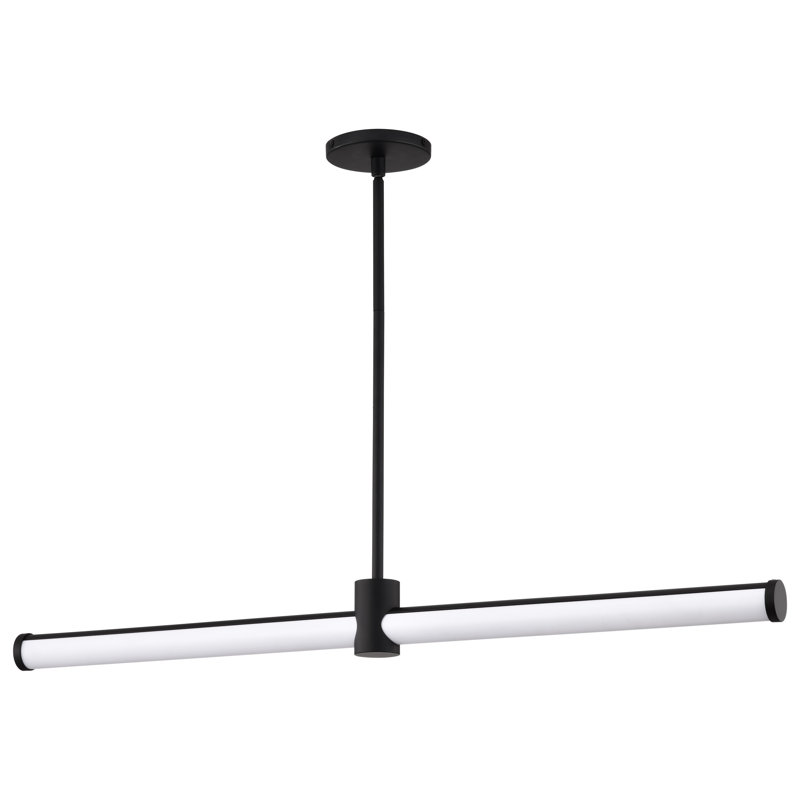 Darchelle - 36 Inch LED Island Pendant - Acrylic Lens, Matte Black