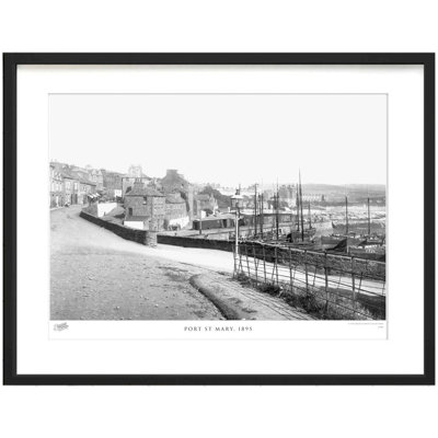Port St Mary, 1895 by Francis Frith - Single Picture Frame Print