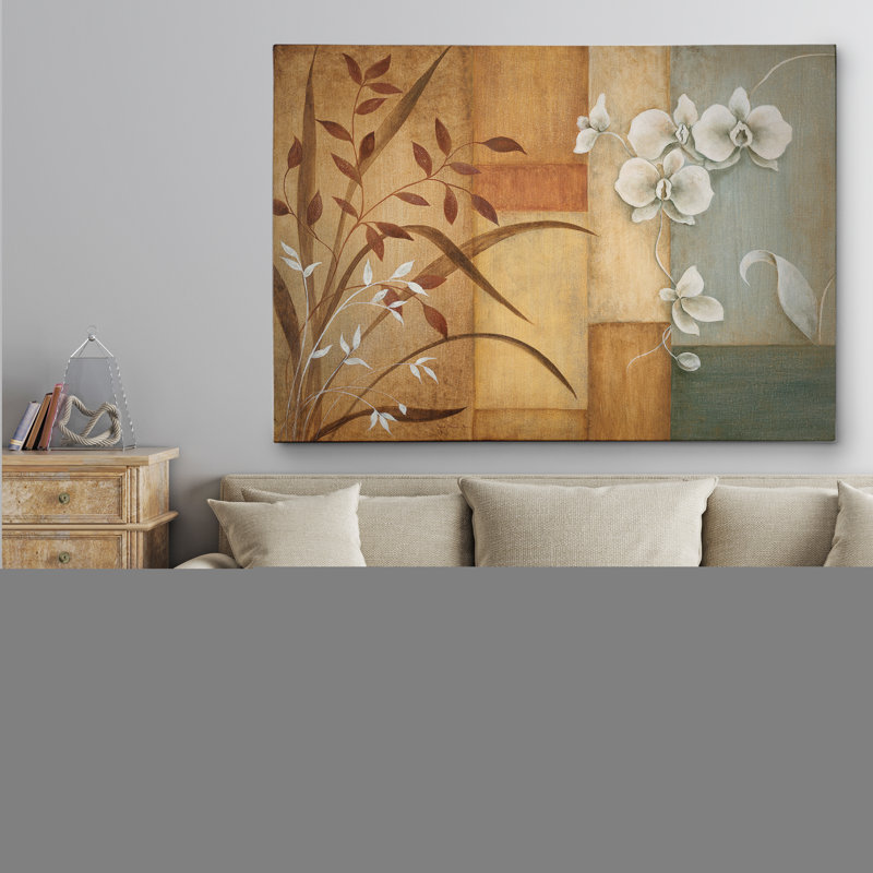 « orchidée élégance i », reproduction d’impression sur toile encadrée, H 16 po x l 20 po x P 1,5 po