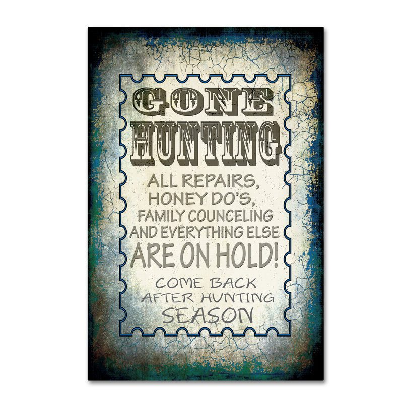 " Gone Hunting " by LightBoxJournal, 19" H x 12" W x 2" D