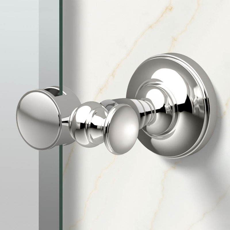 Tavern Wall Mount Frameless Oval Bathroom Vanity Mirror | Pivoting (Tilting) and Beveled Wall Mirror, 26.5" H x 24" W
