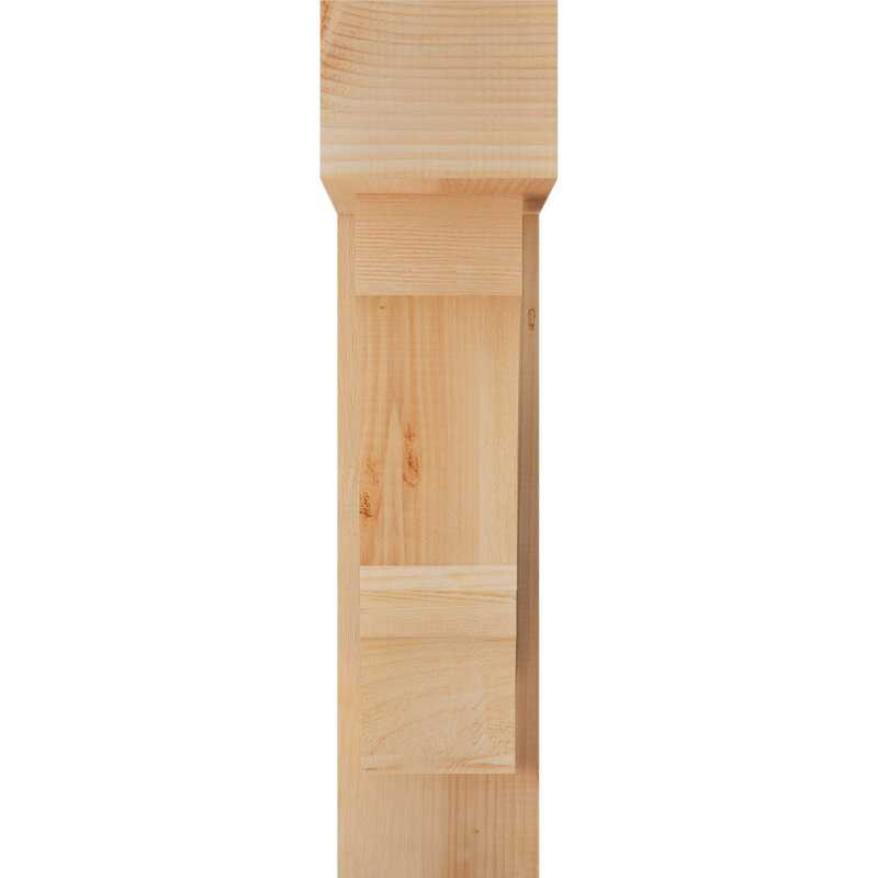 Support de bloc Balboa avec entretoise décalée, 34 x 22, Sapin Douglas de l 8 po (scié brut)