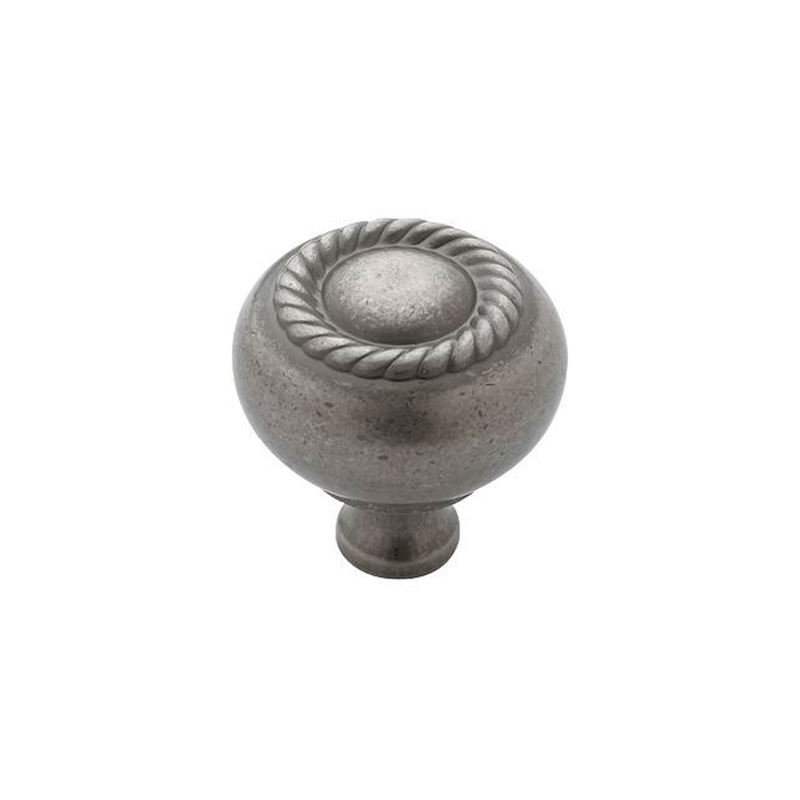 Round Knob, Weathered Nickel