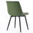 Emsley Faux Leather Upholstered Dining Chair Armless Side Chair with Metal Legs-2018551410