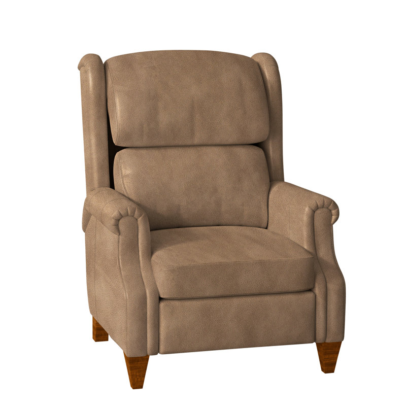 Walsh Recliner, Aline Fumo Genuine Leather, Manual, New Classiques