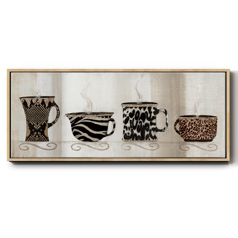 Coffee Skins II - toile encadrée, H 20 po x l 50 po
