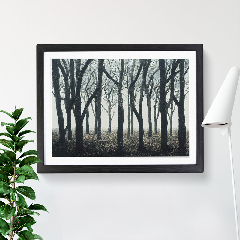 Striking Forest - Framed Print, Black, 25cm H x 34cm W x 2cm D