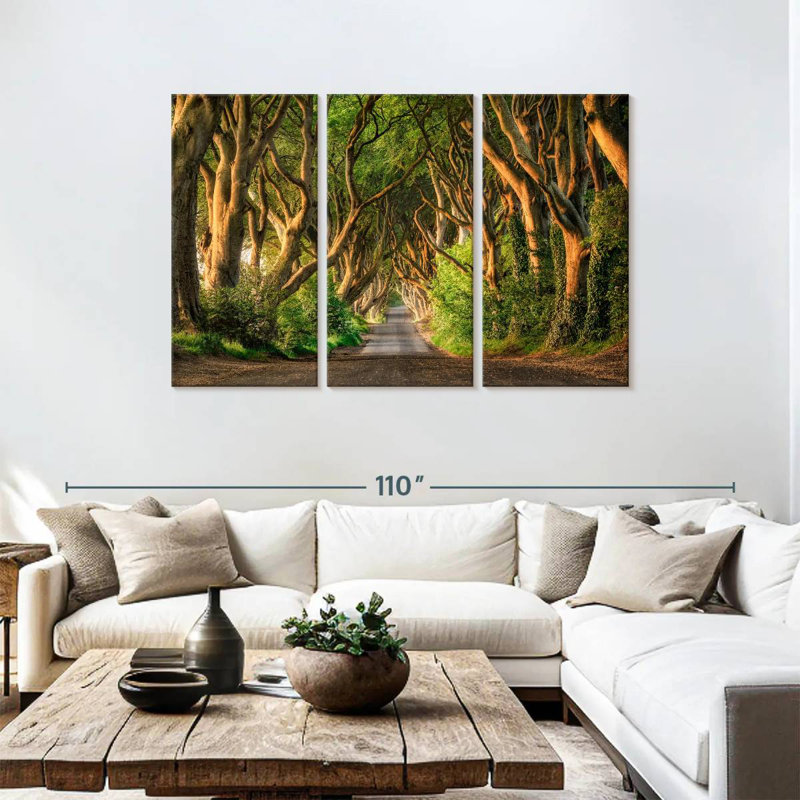 Sebbie, forêt de haies foncées, Ballymoney, H 48 po x l 74 po