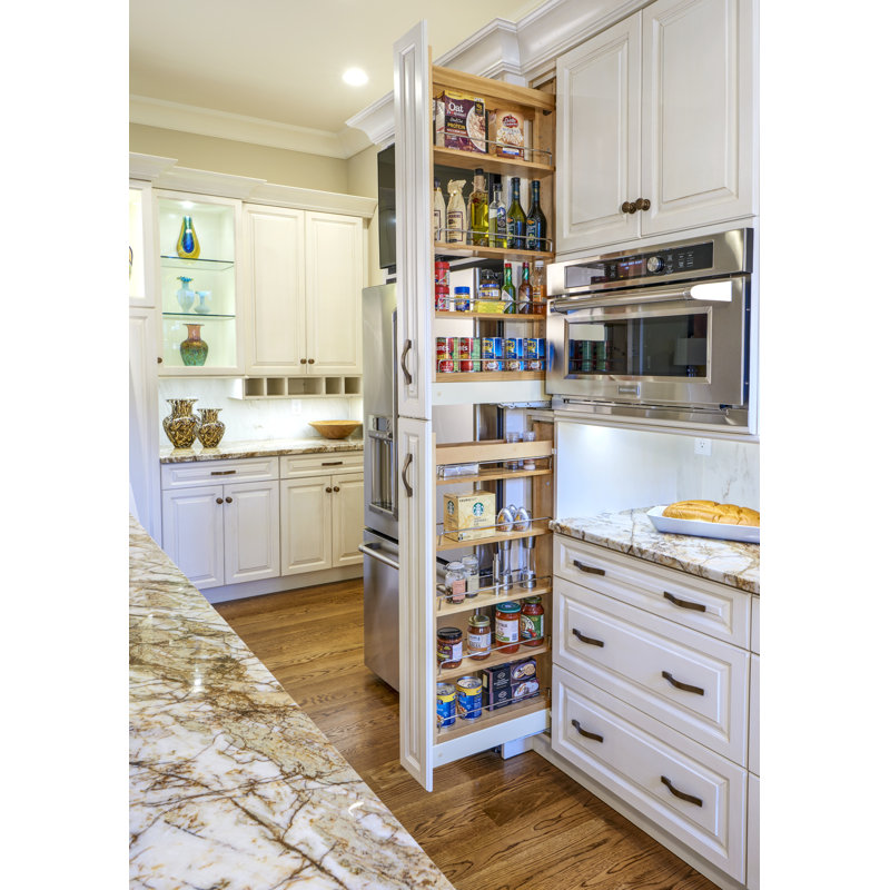 Rangement coulissant en bois à fermeture en douceur pour garde-manger Rev-A-Shelf, l 5 po
