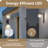 Black Cylinder Outdoor Wall Light Waterproof Aluminum - 8 Pack-74015000