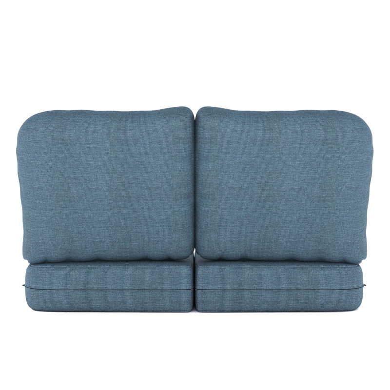 Indoor/Outdoor Sunbrella® Seat/Back Cushion, Spectrum Denim Sunbrella®