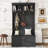 35" Hall Tree With Bench And Storage-336908116