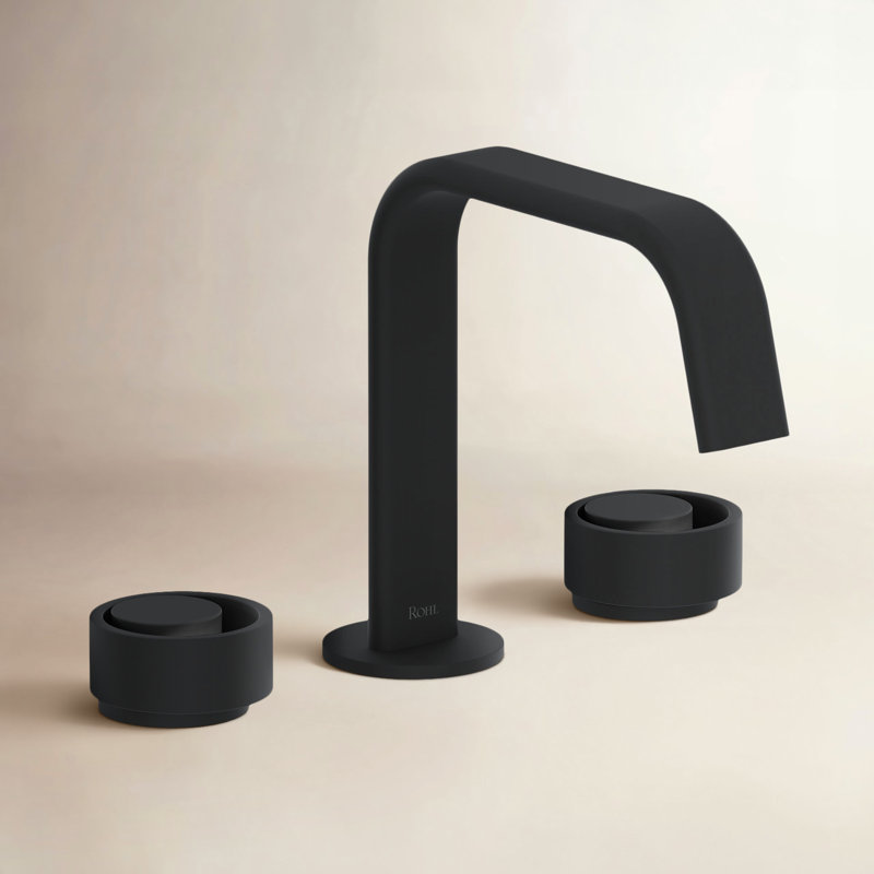 Eclissi™ Widespread Lavatory Faucet with U-Spout, Matte Black