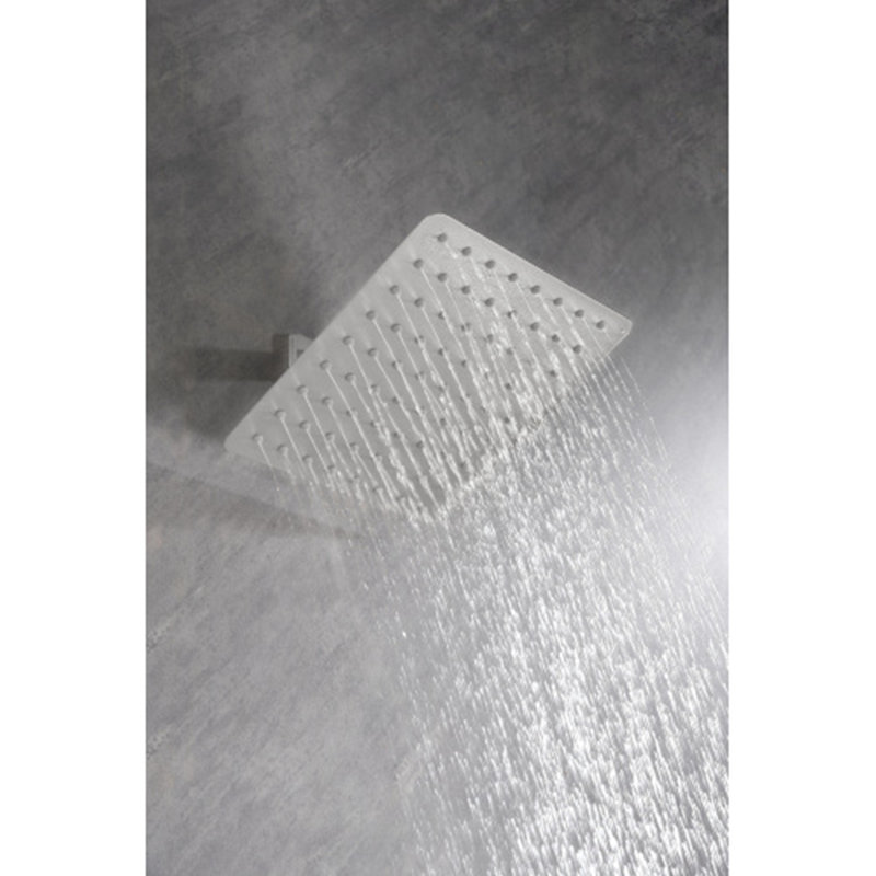Rain Shower Head High Pressure Rainfall Showerhead Water Saving, Brushed Nickel