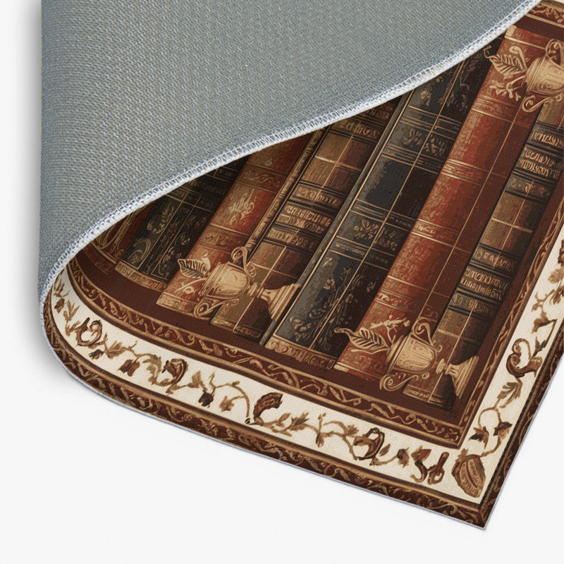 Tapis d'intérieur et d'extérieur brun français, Rectangulaire 2 pi x 3 pi