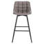 Upholstered Counter Stool with Metal Frame-61601234