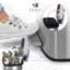 Stainless Steel Step On Kitchen Trash Can - 50L-123525467