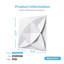Panneaux muraux décoratifs en PVC texturé 3D pour décoration murale intérieure dans le salon, chambre à coucher en blanc, paquet de 33 carreaux