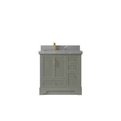 Colisa 36'' Single Bathroom Vanity with Top